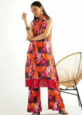 Gul Ahmed Printed Lawn Unstitched 2 Piece Suit - GA24EL TL-42016