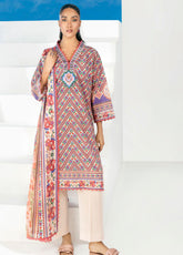 Gul Ahmed Embroidered Lawn 3 Piece Unstitched Suit GA26SEL D-CL-62257