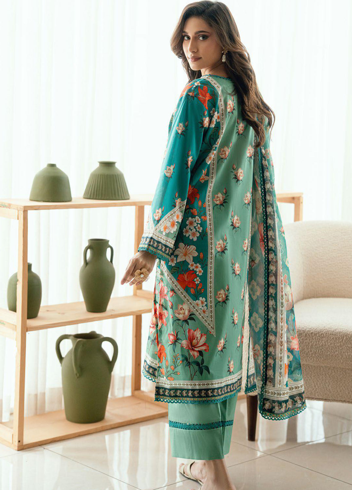 Gul Ahmed Printed Lawn 3 Piece Unstitched Suit GA26S D-CLP-52292 Gul Ahmed Printed Lawn 3 Piece Unstitched Suit GA26S D-CLP-52292