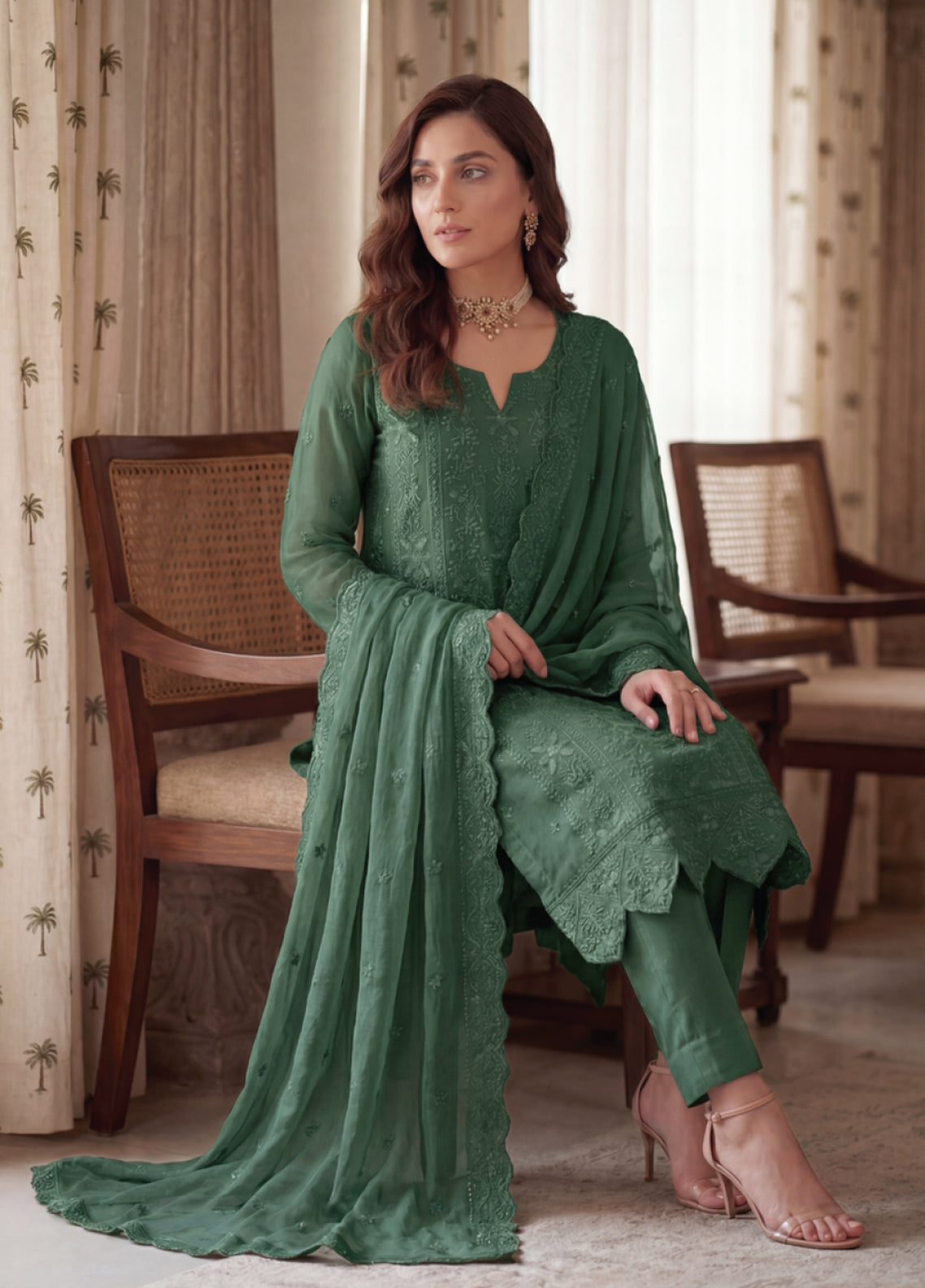 Gulaal By Soghat Creation Embroidered Chiffon 3 Piece Unstitched Suit SC26GECV2 D-01 Gulaal By Soghat Creation Embroidered Chiffon 3 Piece Unstitched Suit SC26GECV2 D-01