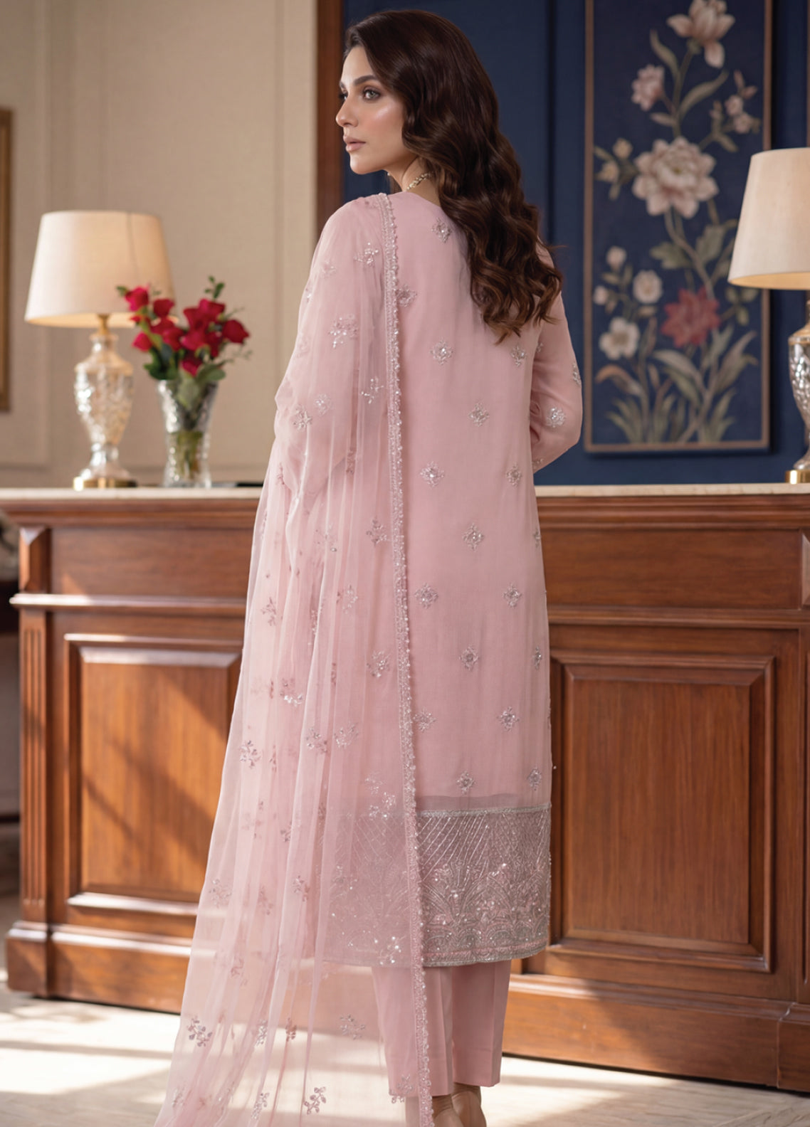 Gulaal By Soghat Creation Embroidered Chiffon 3 Piece Unstitched Suit SC26GECV2 D-02 Gulaal By Soghat Creation Embroidered Chiffon 3 Piece Unstitched Suit SC26GECV2 D-02