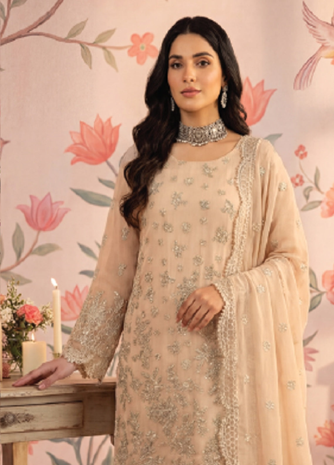 Gulaal By Soghat Creation Embroidered Chiffon 3 Piece Unstitched Suit SC26GECV2 D-03 Gulaal By Soghat Creation Embroidered Chiffon 3 Piece Unstitched Suit SC26GECV2 D-03