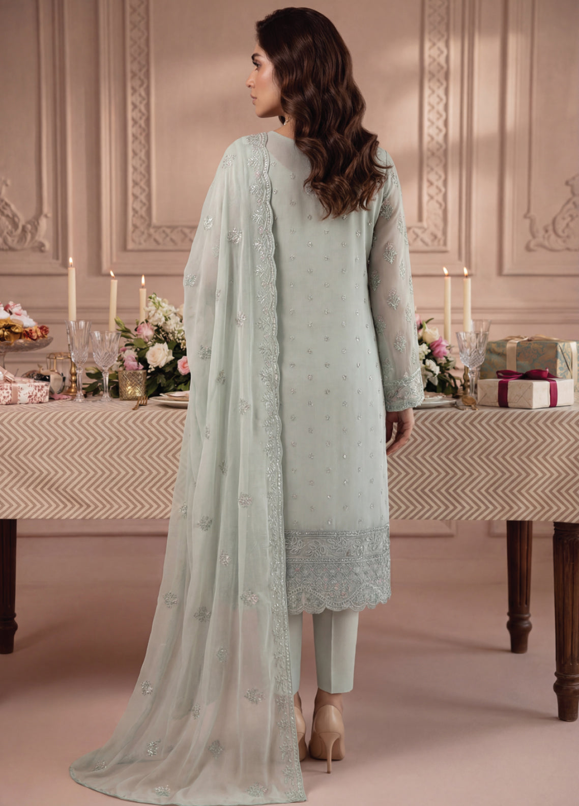 Gulaal By Soghat Creation Embroidered Chiffon 3 Piece Unstitched Suit SC26GECV2 D-06 Gulaal By Soghat Creation Embroidered Chiffon 3 Piece Unstitched Suit SC26GECV2 D-06