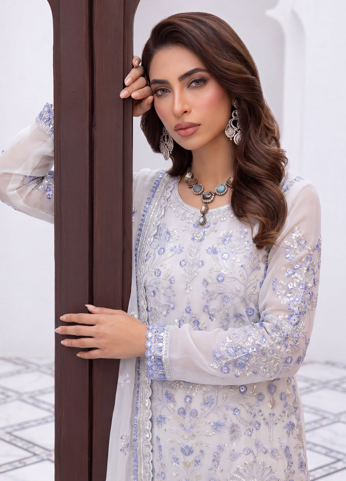 Gulaal By Soghat Creation Embroidered Chiffon 3 Piece Unstitched Suit SC26GECV3 D-01 Gulaal By Soghat Creation Embroidered Chiffon 3 Piece Unstitched Suit SC26GECV3 D-01