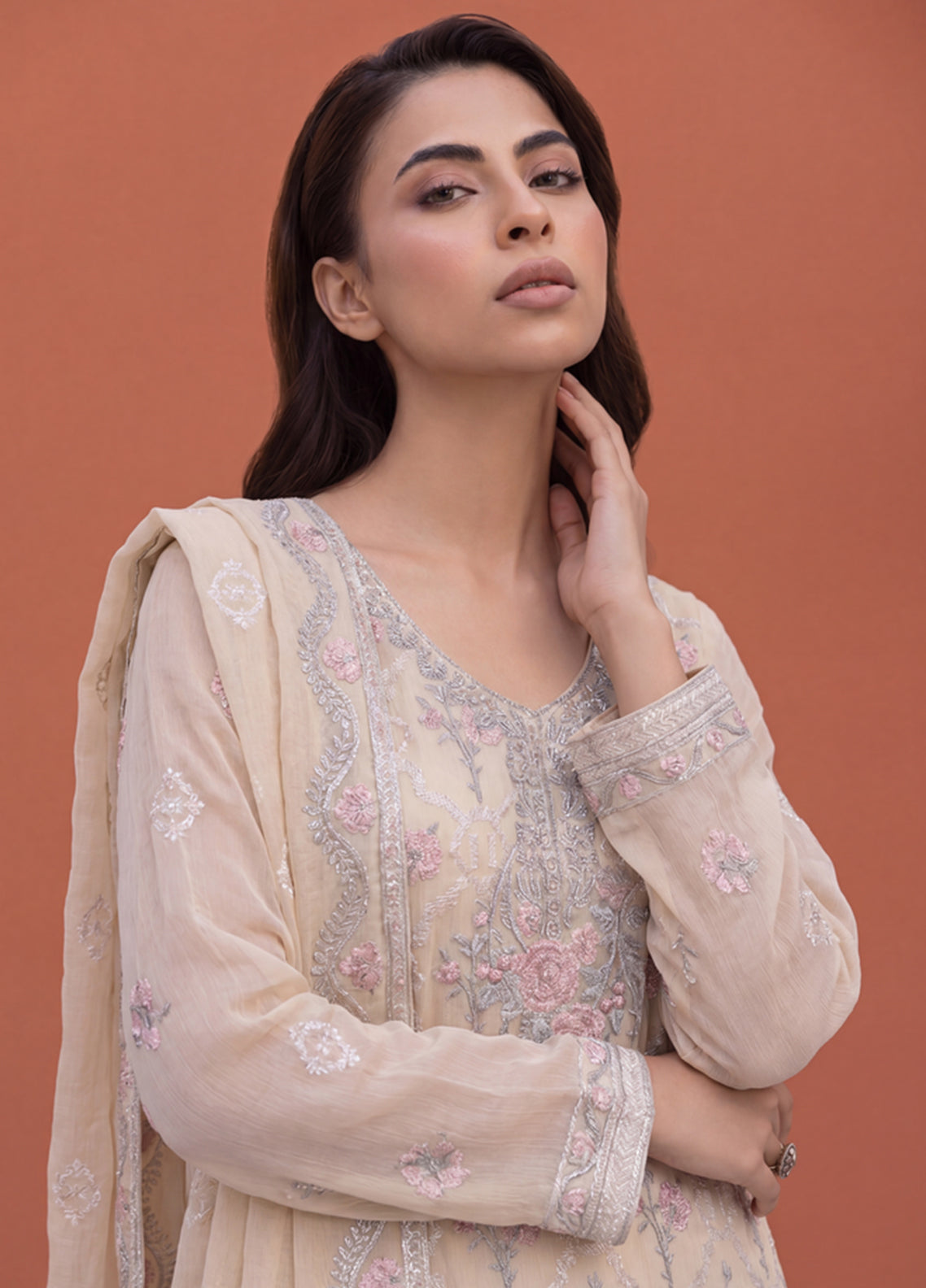 Gulaal By Soghat Creation Embroidered Chiffon 3 Piece Unstitched Suit SC26GECV3 D-03 Gulaal By Soghat Creation Embroidered Chiffon 3 Piece Unstitched Suit SC26GECV3 D-03
