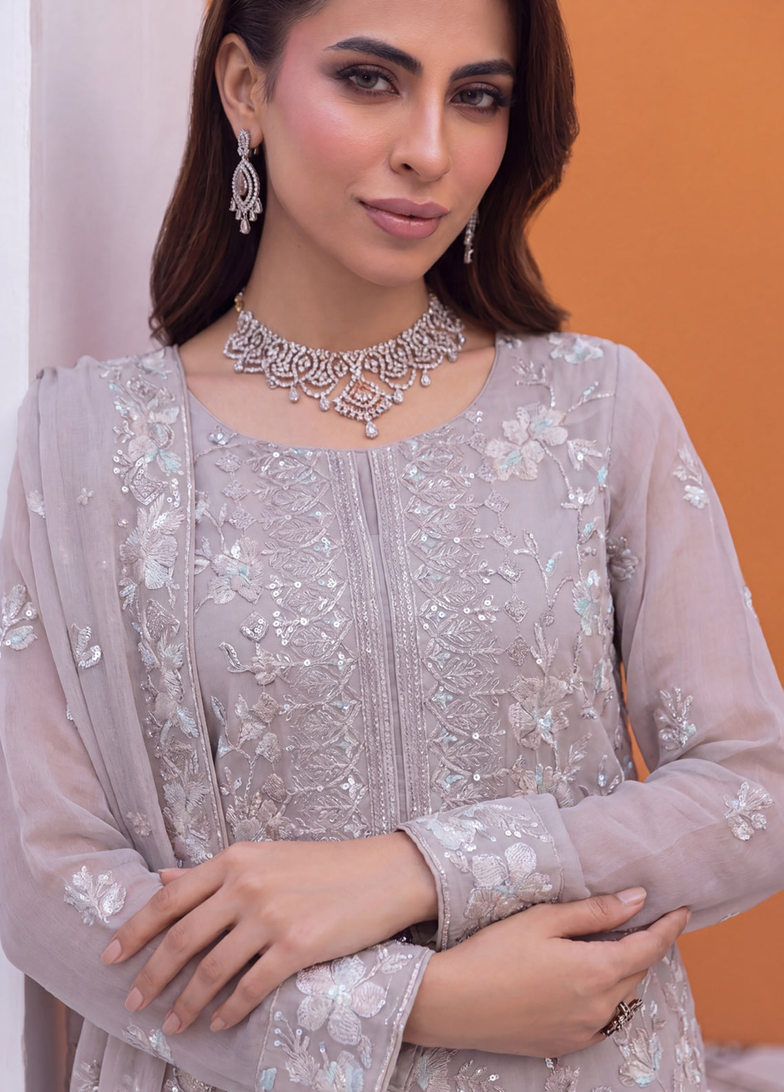 Gulaal By Soghat Creation Embroidered Chiffon 3 Piece Unstitched Suit SC26GECV3 D-06 Gulaal By Soghat Creation Embroidered Chiffon 3 Piece Unstitched Suit SC26GECV3 D-06