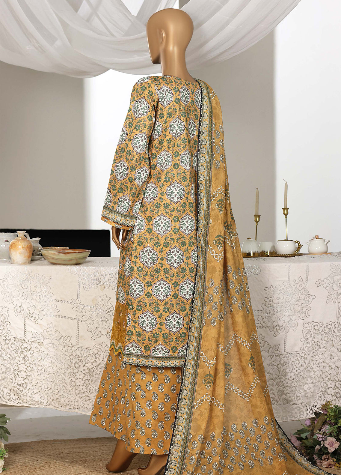 Guldozi By HZ Textiles Embroidered Lawn 3 Piece Stitched Suit HZ26GEL D-021 Guldozi By HZ Textiles Embroidered Lawn 3 Piece Stitched Suit HZ26GEL D-021