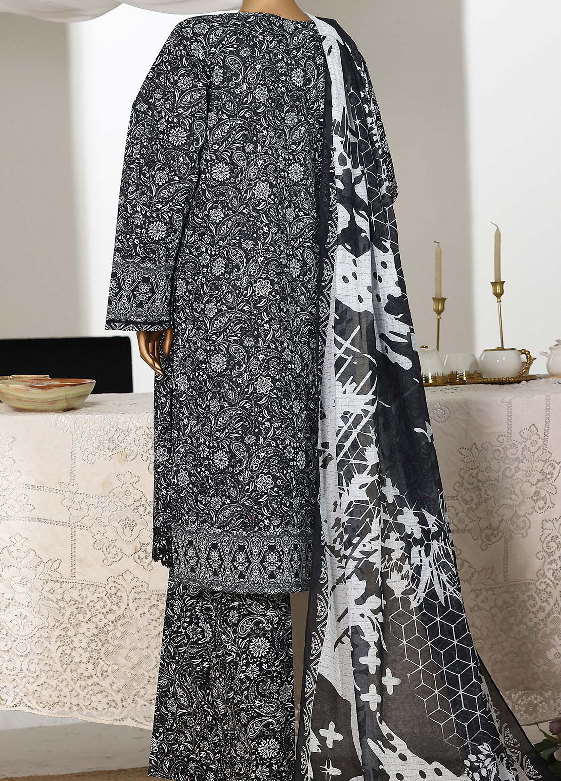 Guldozi By HZ Textiles Embroidered Lawn 3 Piece Stitched Suit HZ26GEL D-023 Guldozi By HZ Textiles Embroidered Lawn 3 Piece Stitched Suit HZ26GEL D-023