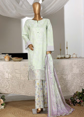 Guldozi By HZ Textiles Embroidered Lawn 3 Piece Stitched Suit HZ26GEL D-024