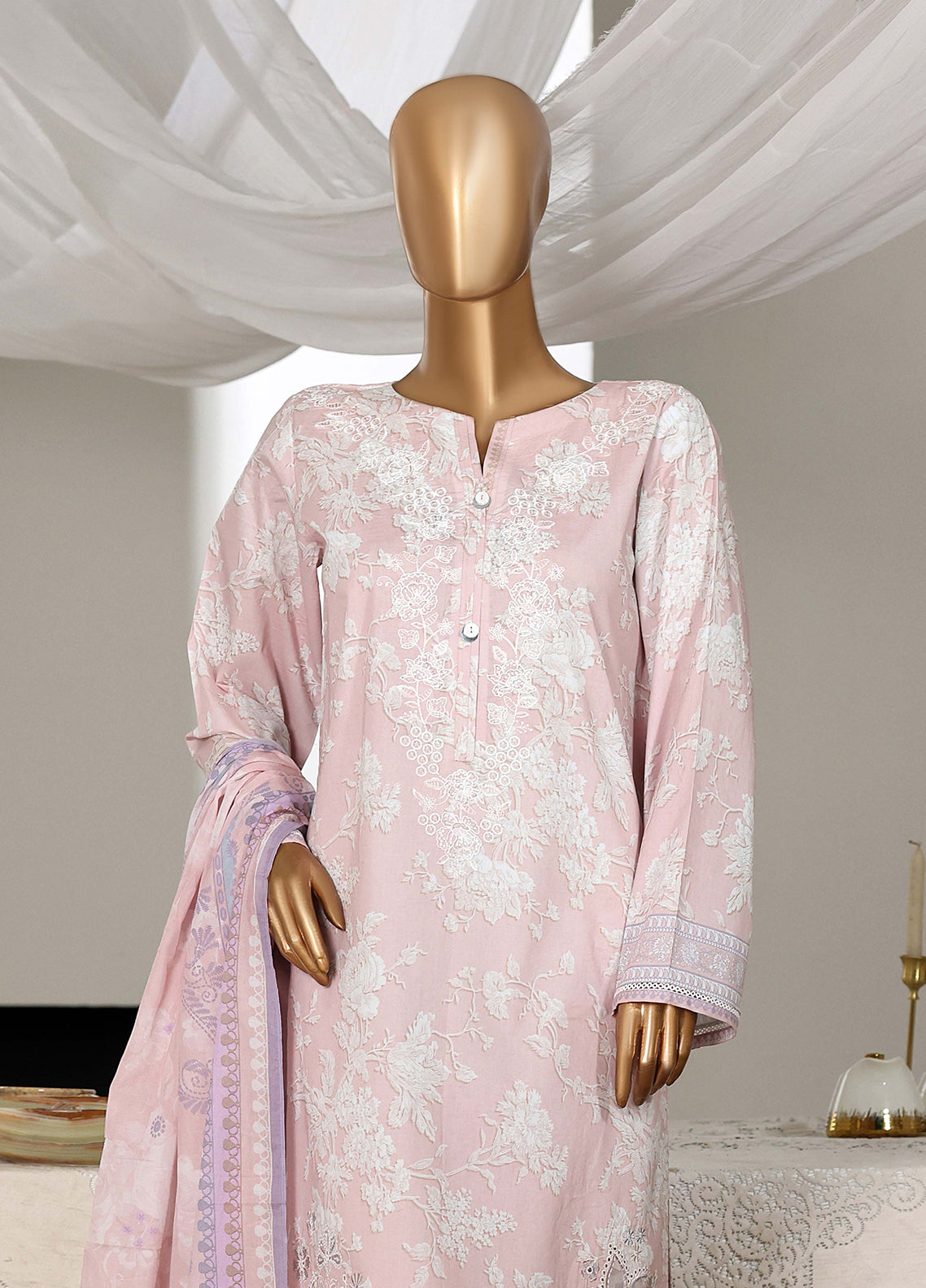 Guldozi By HZ Textiles Embroidered Lawn 3 Piece Stitched Suit HZ26GEL D-025 Guldozi By HZ Textiles Embroidered Lawn 3 Piece Stitched Suit HZ26GEL D-025