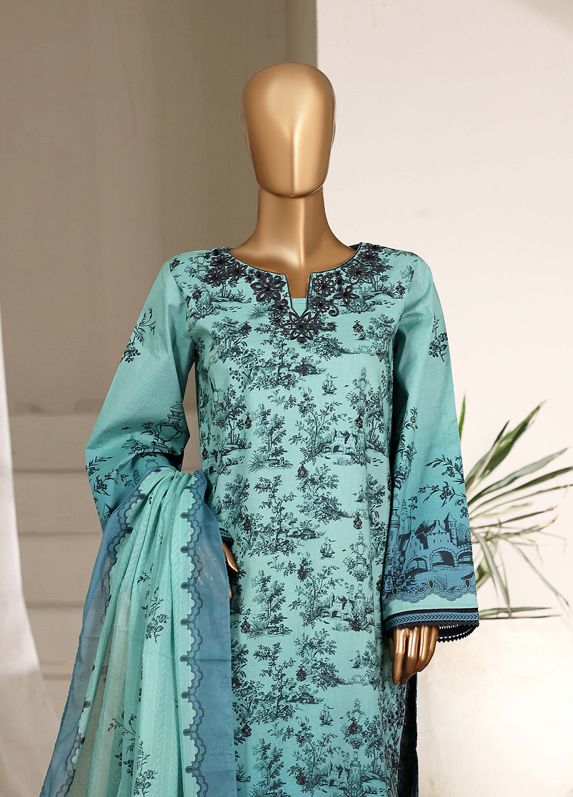 Guldozi By HZ Textiles Embroidered Lawn 3 Piece Stitched Suit HZ26GEL D-026 Guldozi By HZ Textiles Embroidered Lawn 3 Piece Stitched Suit HZ26GEL D-026