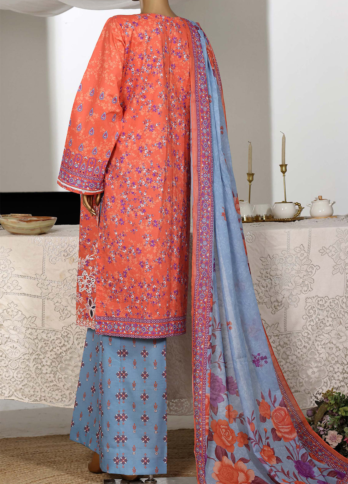 Guldozi By HZ Textiles Embroidered Lawn 3 Piece Stitched Suit HZ26GEL D-029 Guldozi By HZ Textiles Embroidered Lawn 3 Piece Stitched Suit HZ26GEL D-029