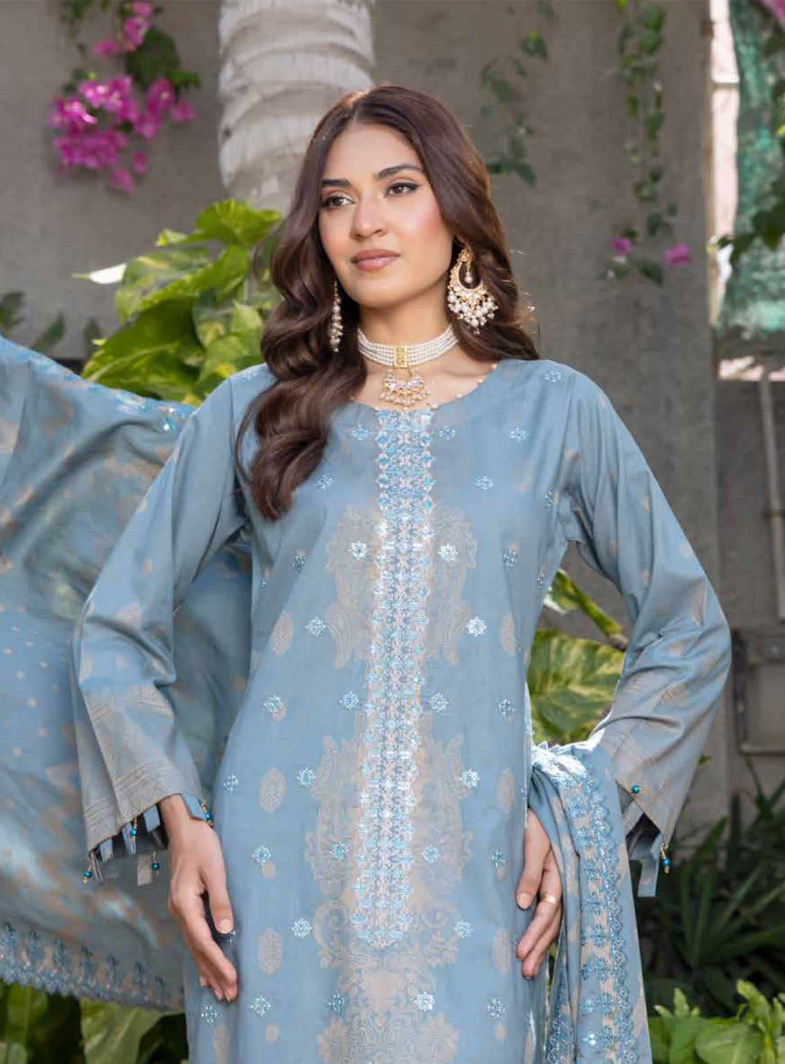 Gulshanara By Schick Embroidered Lawn Suits Unstitched 3 Piece - SDH24GL 01 Gulshanara By Schick Embroidered Lawn Suits Unstitched 3 Piece - SDH24GL 01