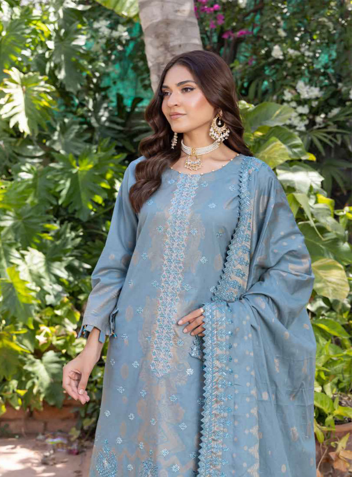 Gulshanara By Schick Embroidered Lawn Suits Unstitched 3 Piece - SDH24GL 01 Gulshanara By Schick Embroidered Lawn Suits Unstitched 3 Piece - SDH24GL 01