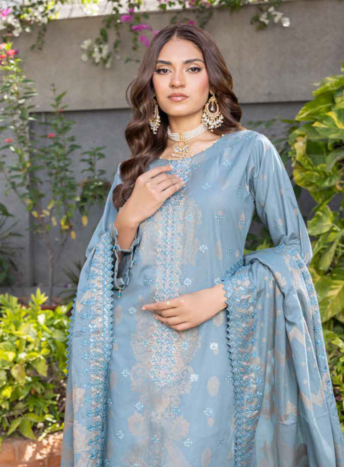 Gulshanara By Schick Embroidered Lawn Suits Unstitched 3 Piece - SDH24GL 01 Gulshanara By Schick Embroidered Lawn Suits Unstitched 3 Piece - SDH24GL 01
