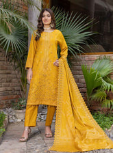 Gulshanara By Schick Embroidered Lawn Suits Unstitched 3 Piece - SDH24GL 02