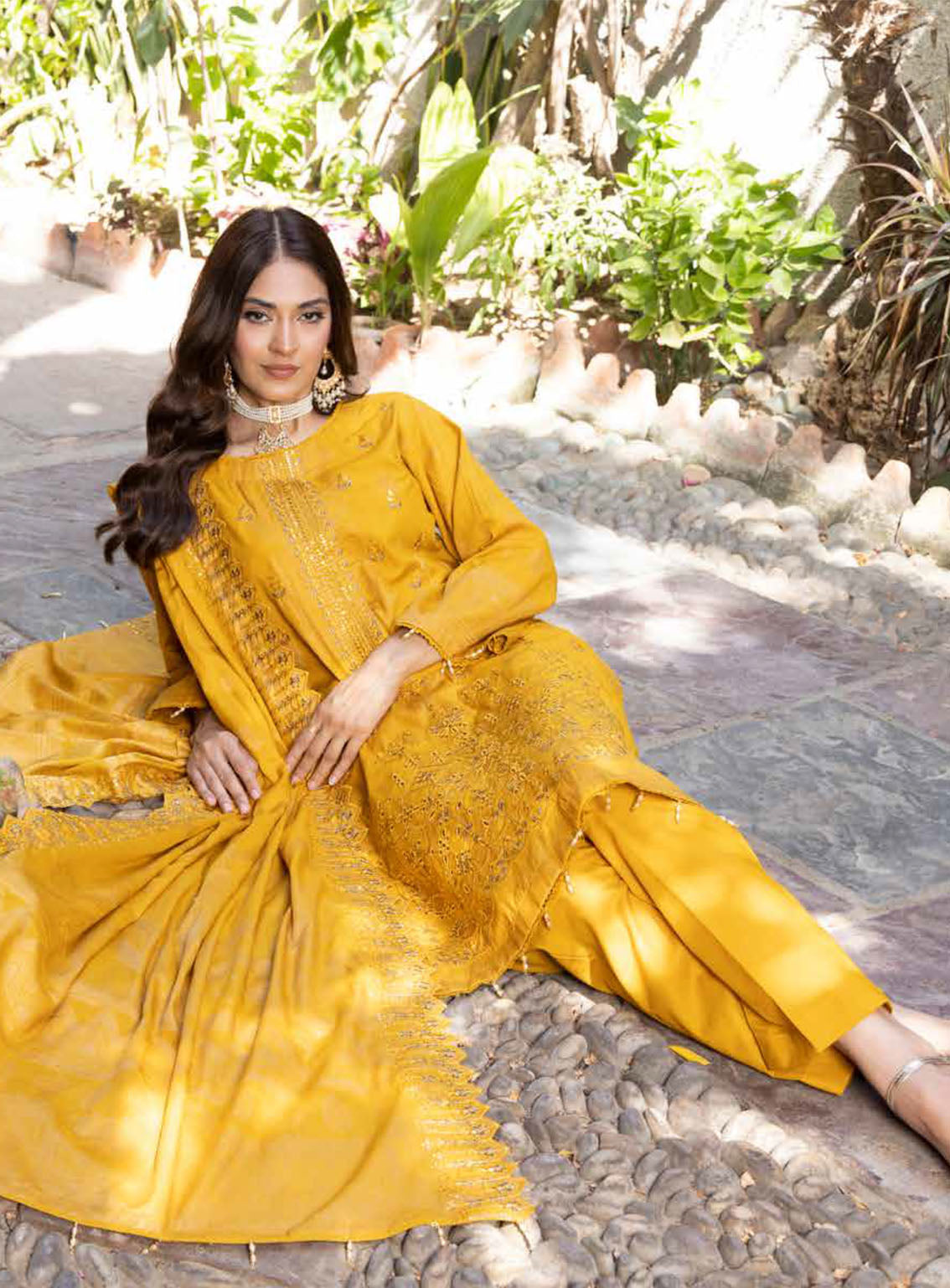 Gulshanara By Schick Embroidered Lawn Suits Unstitched 3 Piece - SDH24GL 02 Gulshanara By Schick Embroidered Lawn Suits Unstitched 3 Piece - SDH24GL 02