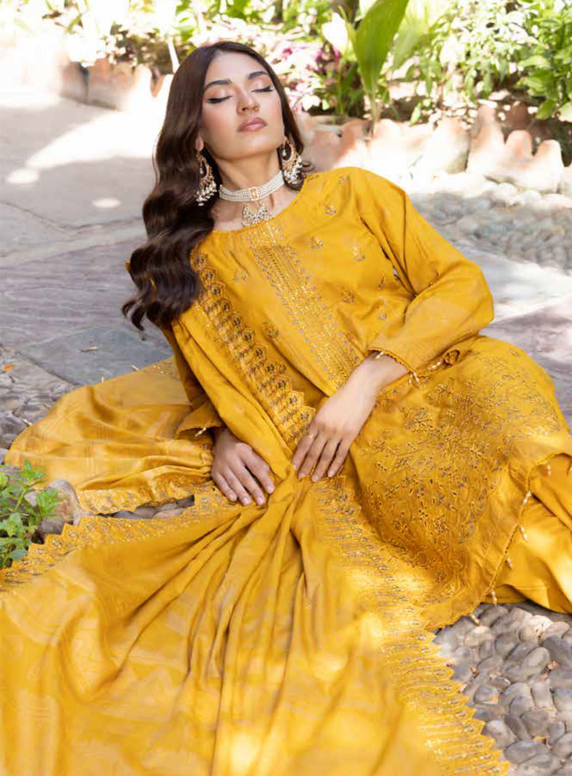 Gulshanara By Schick Embroidered Lawn Suits Unstitched 3 Piece - SDH24GL 02 Gulshanara By Schick Embroidered Lawn Suits Unstitched 3 Piece - SDH24GL 02