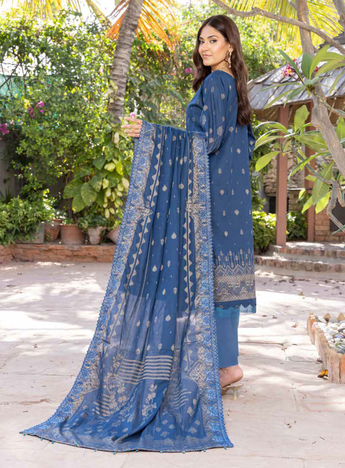 Gulshanara By Schick Embroidered Lawn Suits Unstitched 3 Piece - SDH24GL 04 Gulshanara By Schick Embroidered Lawn Suits Unstitched 3 Piece - SDH24GL 04