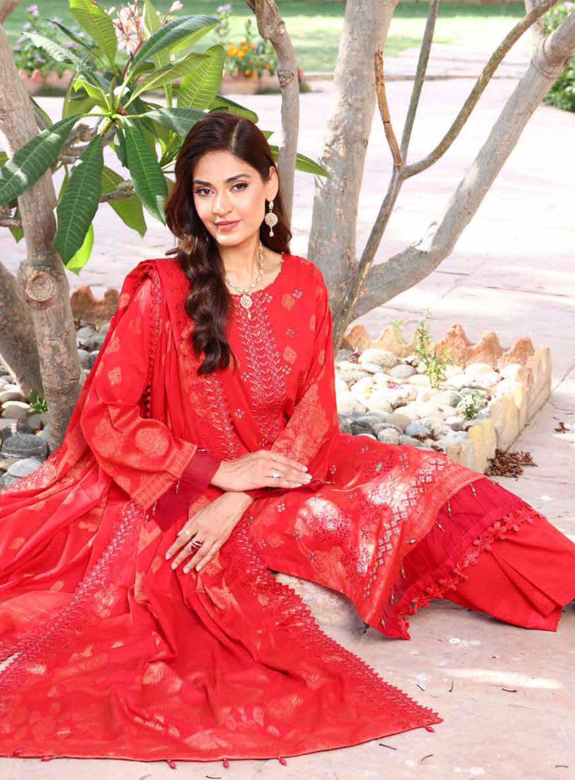 Gulshanara By Schick Embroidered Lawn Suits Unstitched 3 Piece - SDH24GL 05 Gulshanara By Schick Embroidered Lawn Suits Unstitched 3 Piece - SDH24GL 05