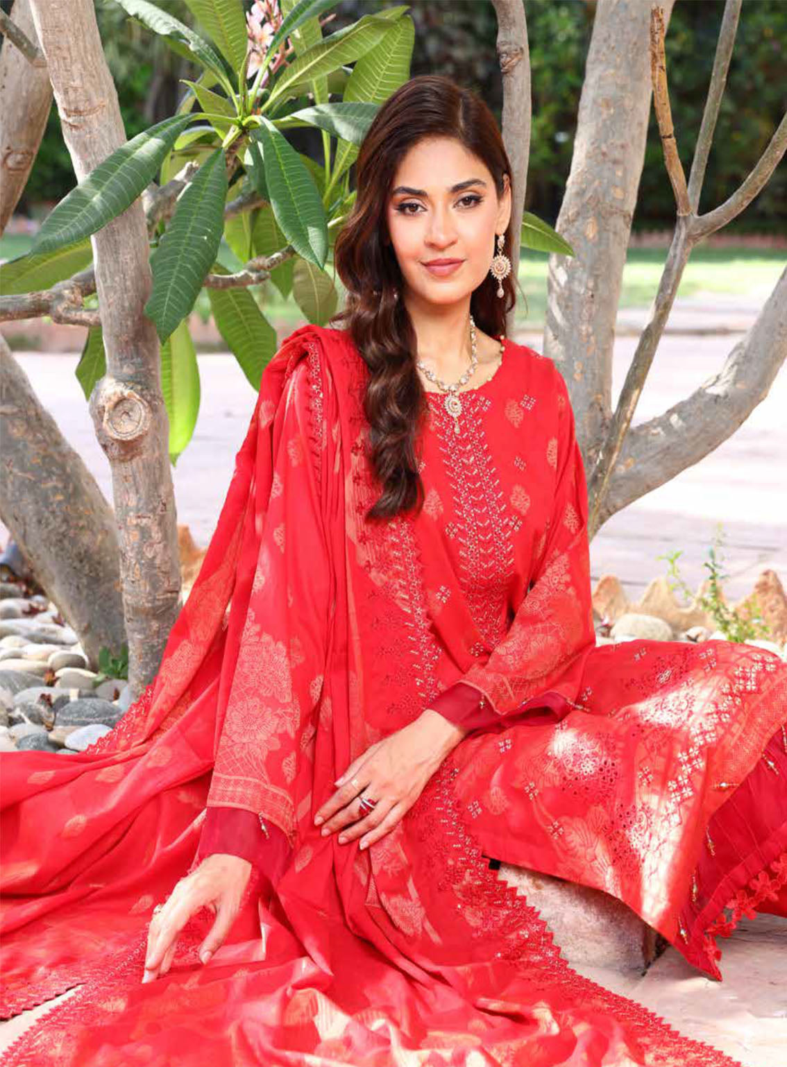 Gulshanara By Schick Embroidered Lawn Suits Unstitched 3 Piece - SDH24GL 05 Gulshanara By Schick Embroidered Lawn Suits Unstitched 3 Piece - SDH24GL 05
