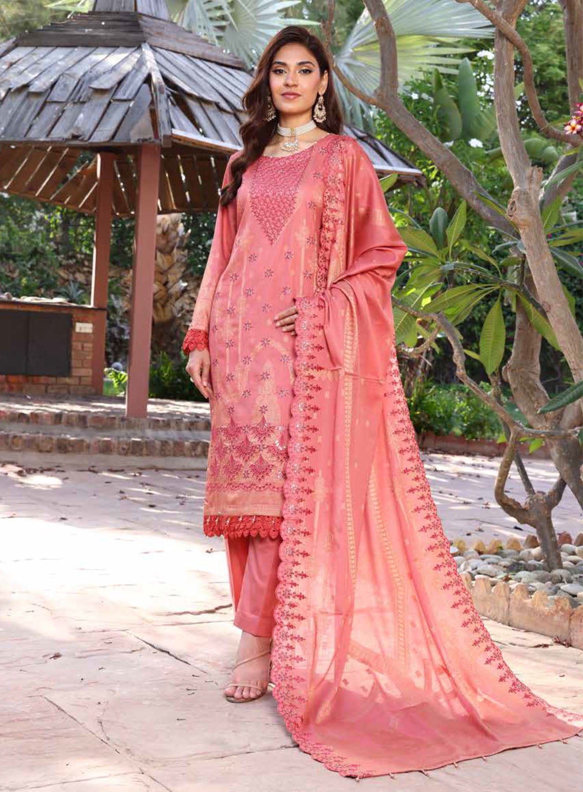 Gulshanara By Schick Embroidered Lawn Suits Unstitched 3 Piece - SDH24GL 06 Gulshanara By Schick Embroidered Lawn Suits Unstitched 3 Piece - SDH24GL 06