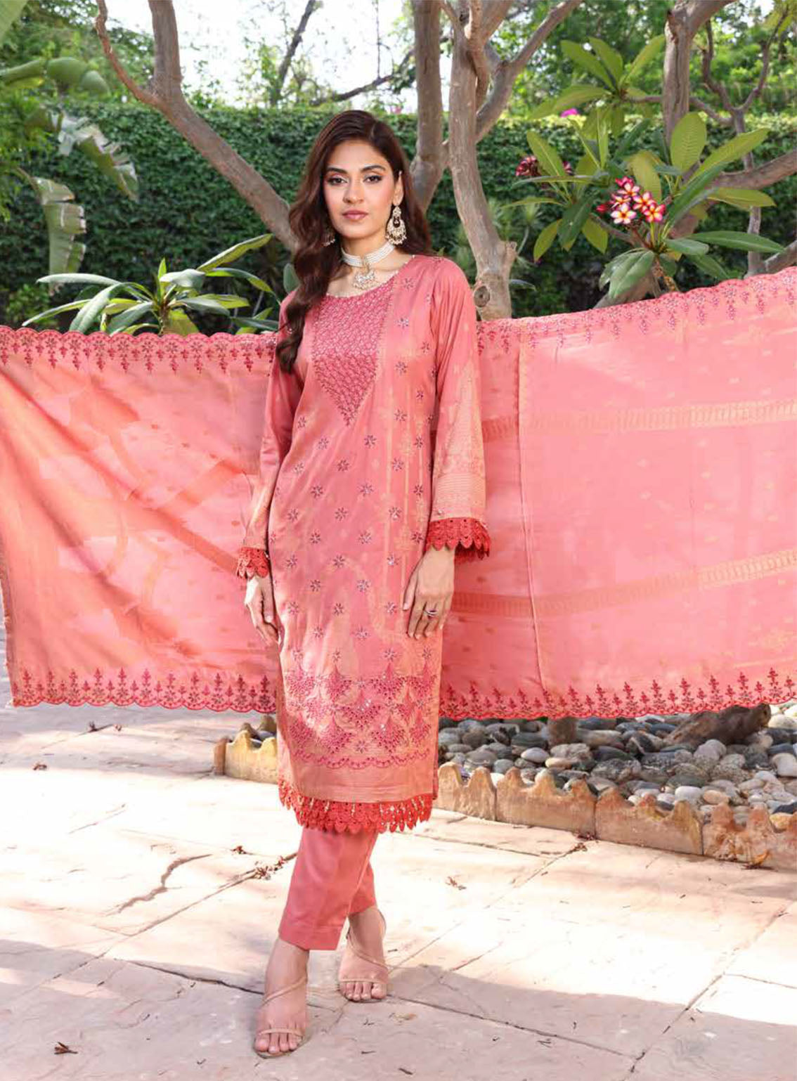 Gulshanara By Schick Embroidered Lawn Suits Unstitched 3 Piece - SDH24GL 06 Gulshanara By Schick Embroidered Lawn Suits Unstitched 3 Piece - SDH24GL 06