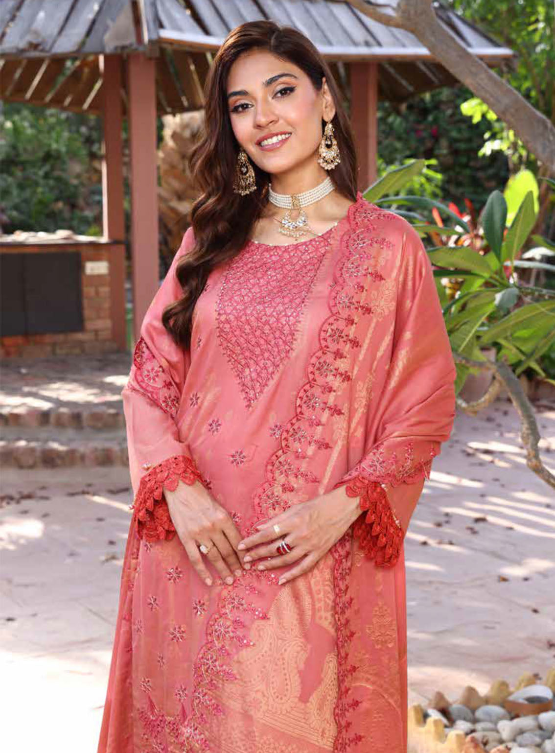 Gulshanara By Schick Embroidered Lawn Suits Unstitched 3 Piece - SDH24GL 06 Gulshanara By Schick Embroidered Lawn Suits Unstitched 3 Piece - SDH24GL 06