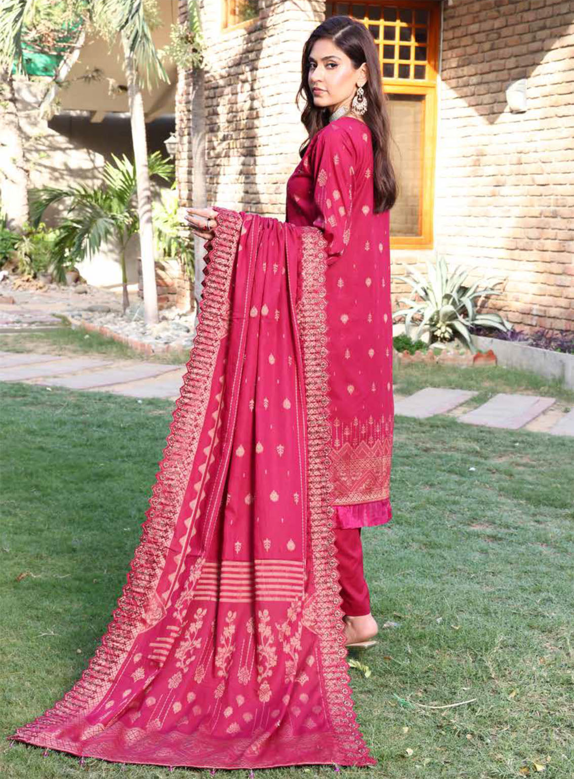 Gulshanara By Schick Embroidered Lawn Suits Unstitched 3 Piece - SDH24GL 08 Gulshanara By Schick Embroidered Lawn Suits Unstitched 3 Piece - SDH24GL 08