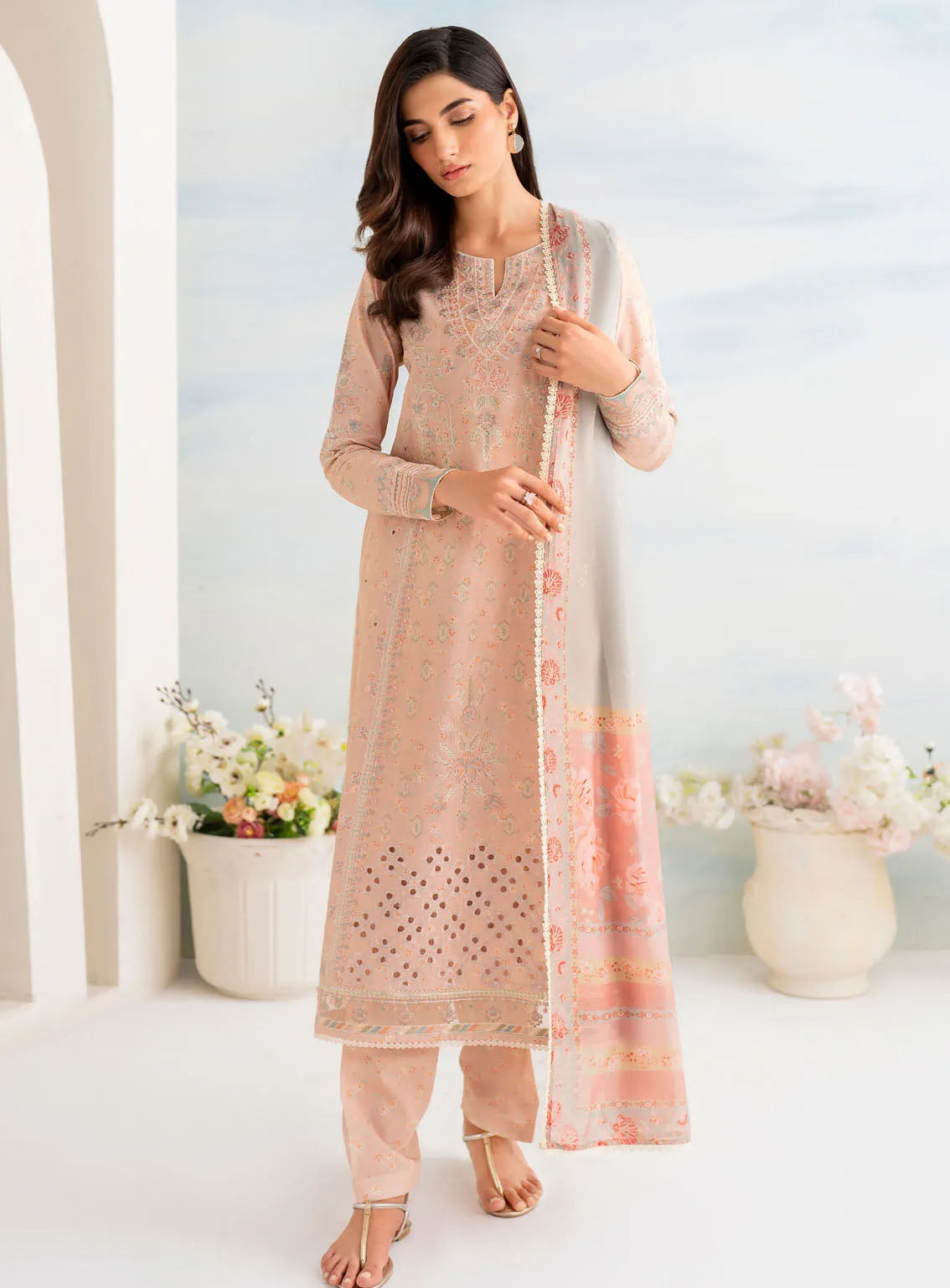 Guzel By Iznik Embroidered Lawn Suits Unstitched 3 Piece - IZ24GL IGL-10 Guzel By Iznik Embroidered Lawn Suits Unstitched 3 Piece - IZ24GL IGL-10
