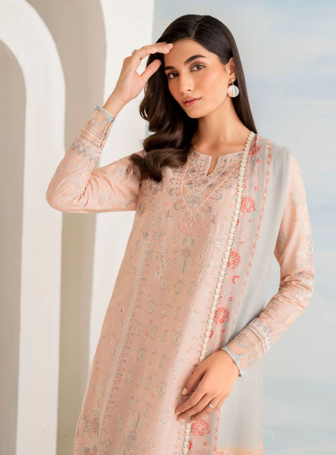 Guzel By Iznik Embroidered Lawn Suits Unstitched 3 Piece - IZ24GL IGL-10 Guzel By Iznik Embroidered Lawn Suits Unstitched 3 Piece - IZ24GL IGL-10