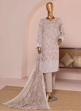 HZ Textile Chikankari Lawn Suits Unstitched 3 Piece - HZ25PCL PCE-954