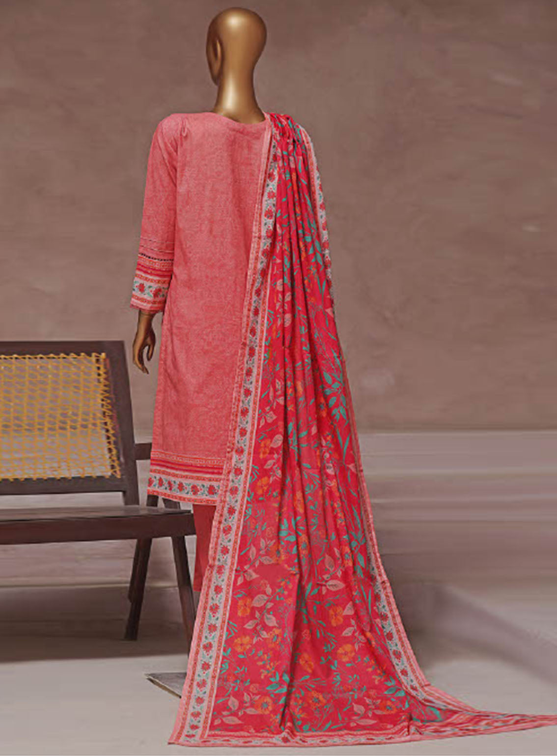 HZ Textile Embroidered Cambric Suits Stitched 3 Piece - HZ25IC CPE-124 HZ Textile Embroidered Cambric Suits Stitched 3 Piece - HZ25IC CPE-124