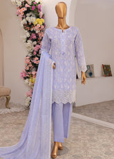 HZ Textile Embroidered Chikankari Suits Stitched 3 Piece - HZ25PCK PCK-105