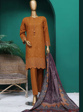HZ Textile Embroidered Khaddar Suits Stitched 3 Piece - HZ25KC KSE-101