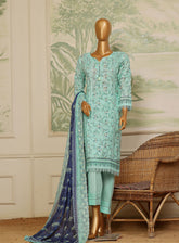 HZ Textile Lacekari Embroidered Lawn Suits Stitch 3 Piece - HZ24LE 706
