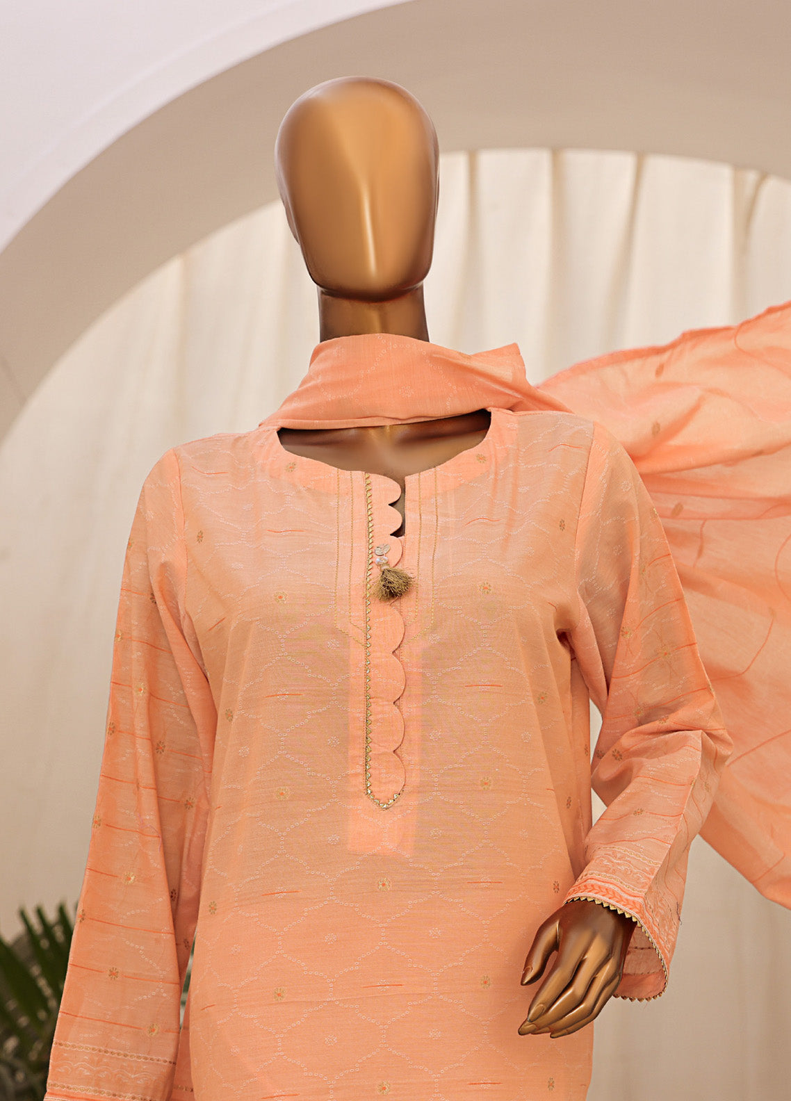 HZ Textiles Printed Jacquard Suits Unstitched 3 Piece - HZ25VJP VJ-03 HZ Textiles Printed Jacquard Suits Unstitched 3 Piece - HZ25VJP VJ-03