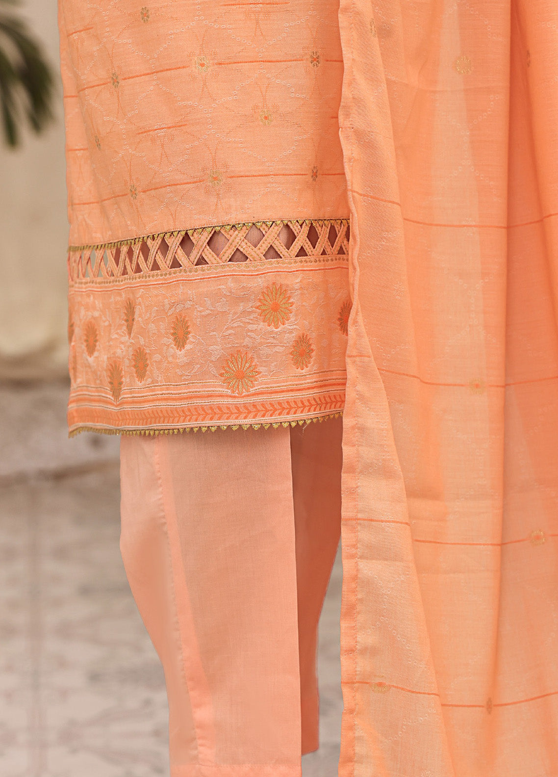 HZ Textiles Printed Jacquard Suits Unstitched 3 Piece - HZ25VJP VJ-03 HZ Textiles Printed Jacquard Suits Unstitched 3 Piece - HZ25VJP VJ-03