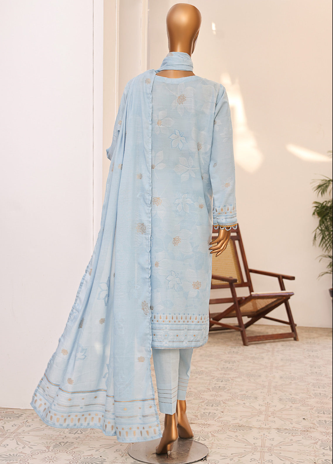 HZ Textiles Printed Jacquard Suits Unstitched 3 Piece - HZ25VJP VJ-05 HZ Textiles Printed Jacquard Suits Unstitched 3 Piece - HZ25VJP VJ-05