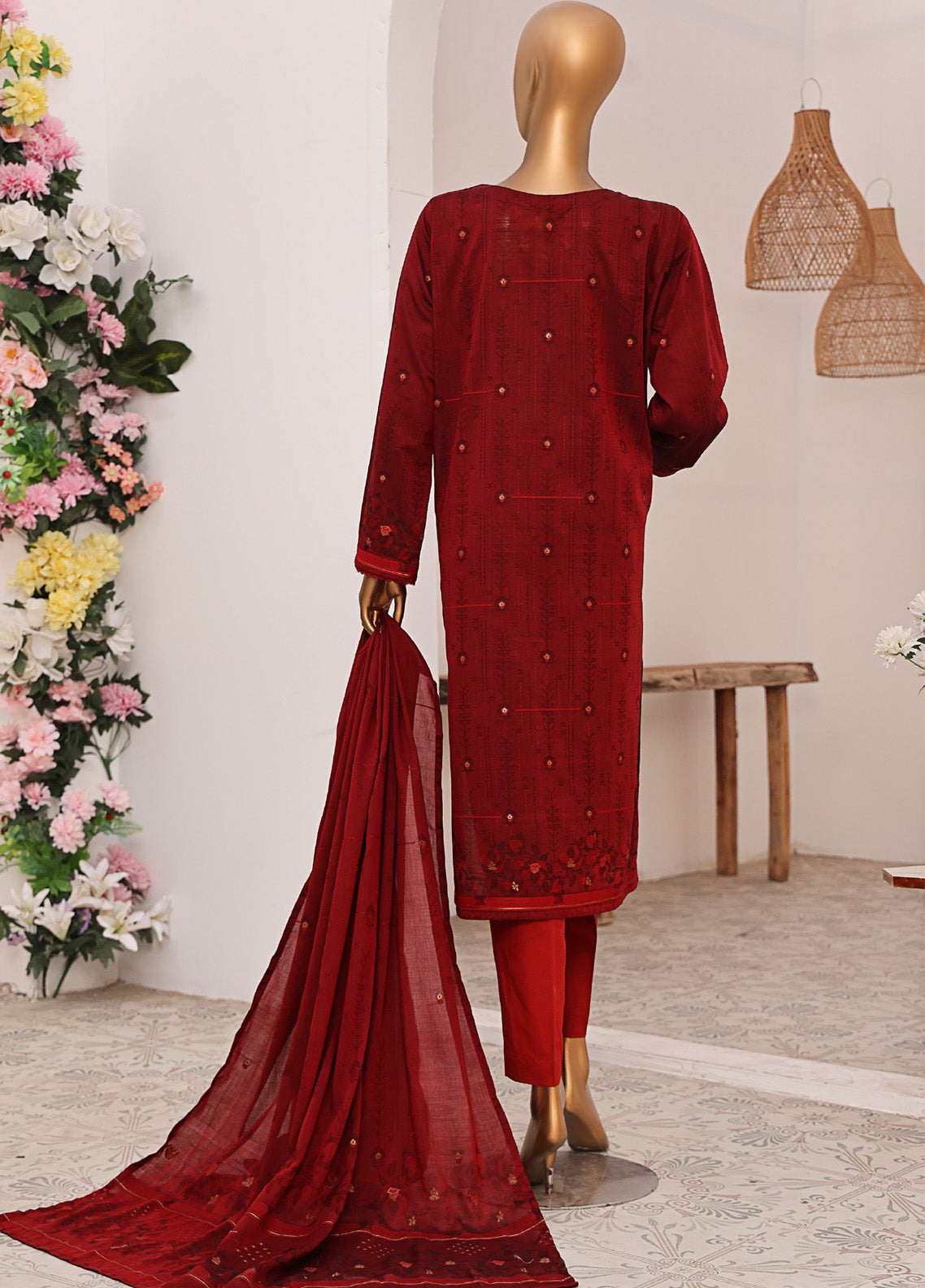 HZ Textiles Printed Jacquard Suits Unstitched 3 Piece - HZ25VJP VJ-10 HZ Textiles Printed Jacquard Suits Unstitched 3 Piece - HZ25VJP VJ-10