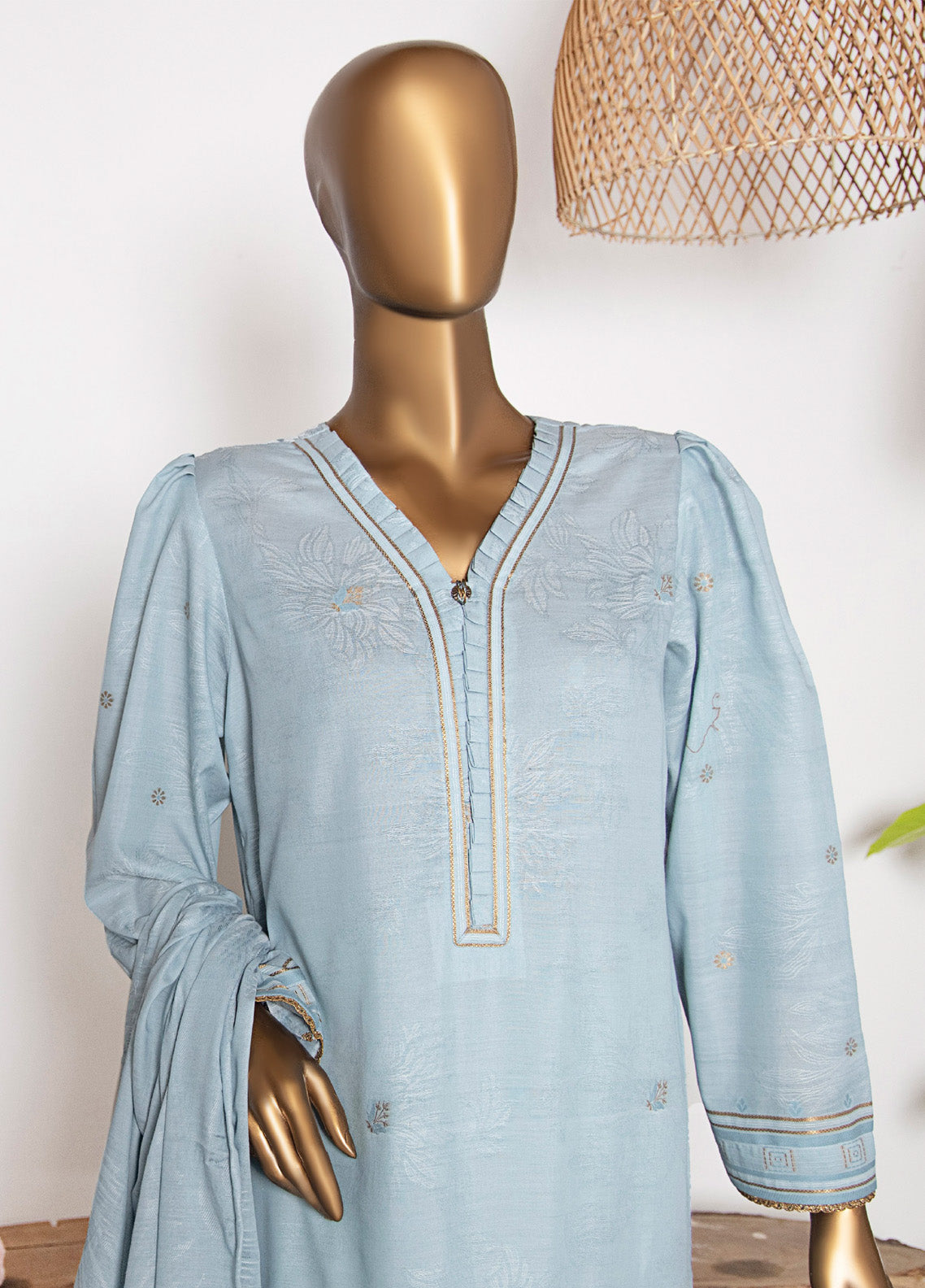 HZ Textiles Printed Jacquard Suits Unstitched 3 Piece - HZ25VJP VJ-12 HZ Textiles Printed Jacquard Suits Unstitched 3 Piece - HZ25VJP VJ-12