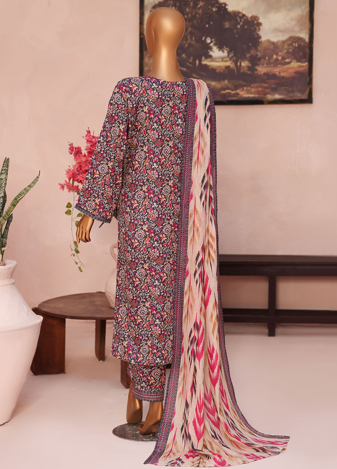 HZ Textile Co-Ords Printed Cotton Lawn 3 Piece Unstitched Suit HZ26COMSP D-COP-3470 HZ Textile Co-Ords Printed Cotton Lawn 3 Piece Unstitched Suit HZ26COMSP D-COP-3470