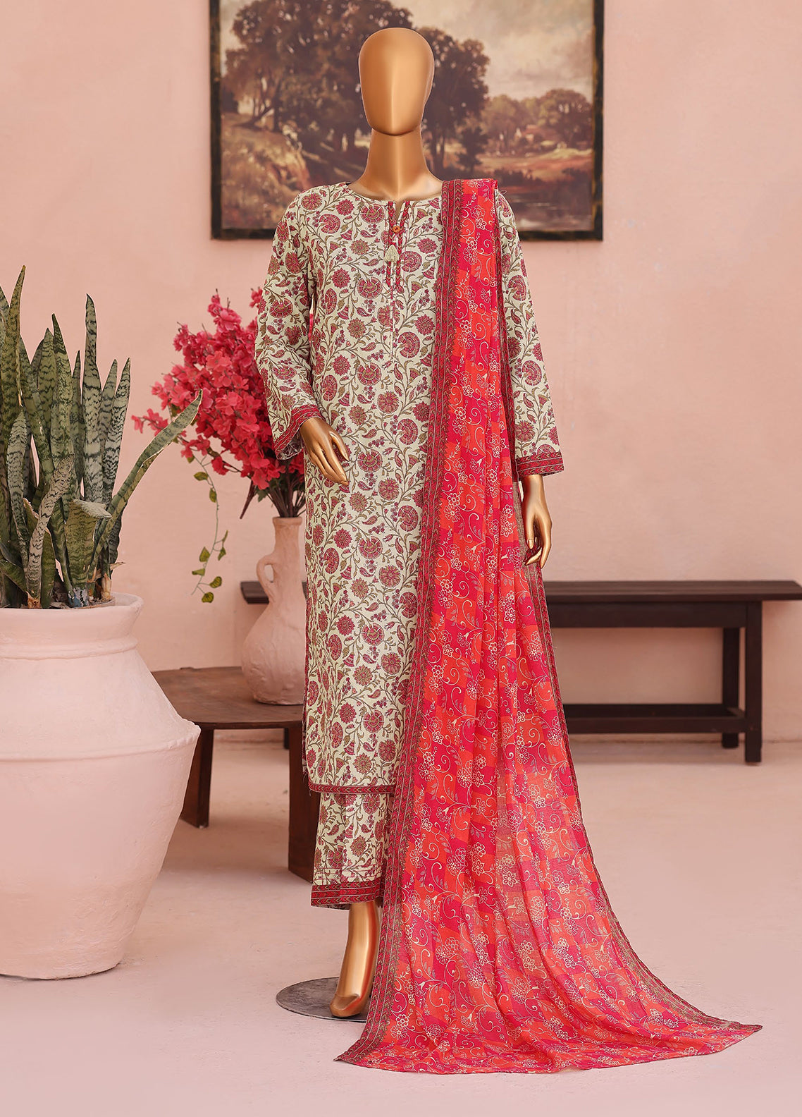 HZ Textile Co-Ords Printed Cotton Lawn 3 Piece Unstitched Suit HZ26COMSP D-COP-3471 HZ Textile Co-Ords Printed Cotton Lawn 3 Piece Unstitched Suit HZ26COMSP D-COP-3471