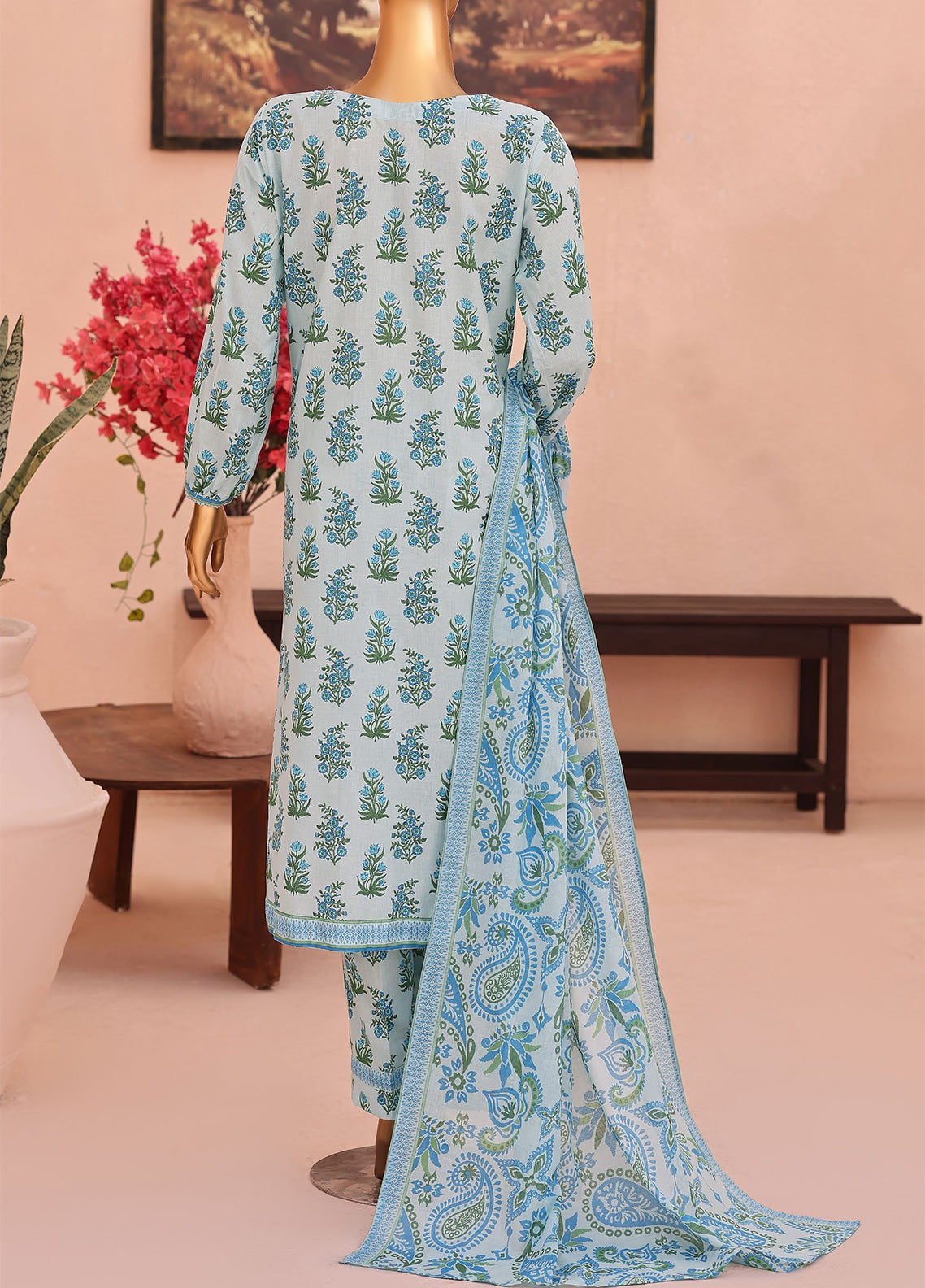 HZ Textile Co-Ords Printed Cotton Lawn 3 Piece Unstitched Suit HZ26COMSP D-COP-3475 HZ Textile Co-Ords Printed Cotton Lawn 3 Piece Unstitched Suit HZ26COMSP D-COP-3475
