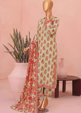 HZ Textile Co-Ords Printed Cotton Lawn 3 Piece Unstitched Suit HZ26COMSP D-COP-3476