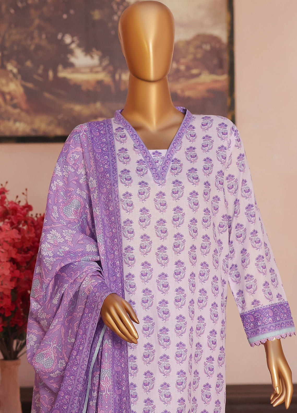 HZ Textile Co-Ords Printed Cotton Lawn 3 Piece Unstitched Suit HZ26COMSP D-COP-3478 HZ Textile Co-Ords Printed Cotton Lawn 3 Piece Unstitched Suit HZ26COMSP D-COP-3478