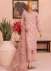 HZ Textile Co-Ords Printed Cotton Lawn 3 Piece Unstitched Suit HZ26COMSP D-COP-3480