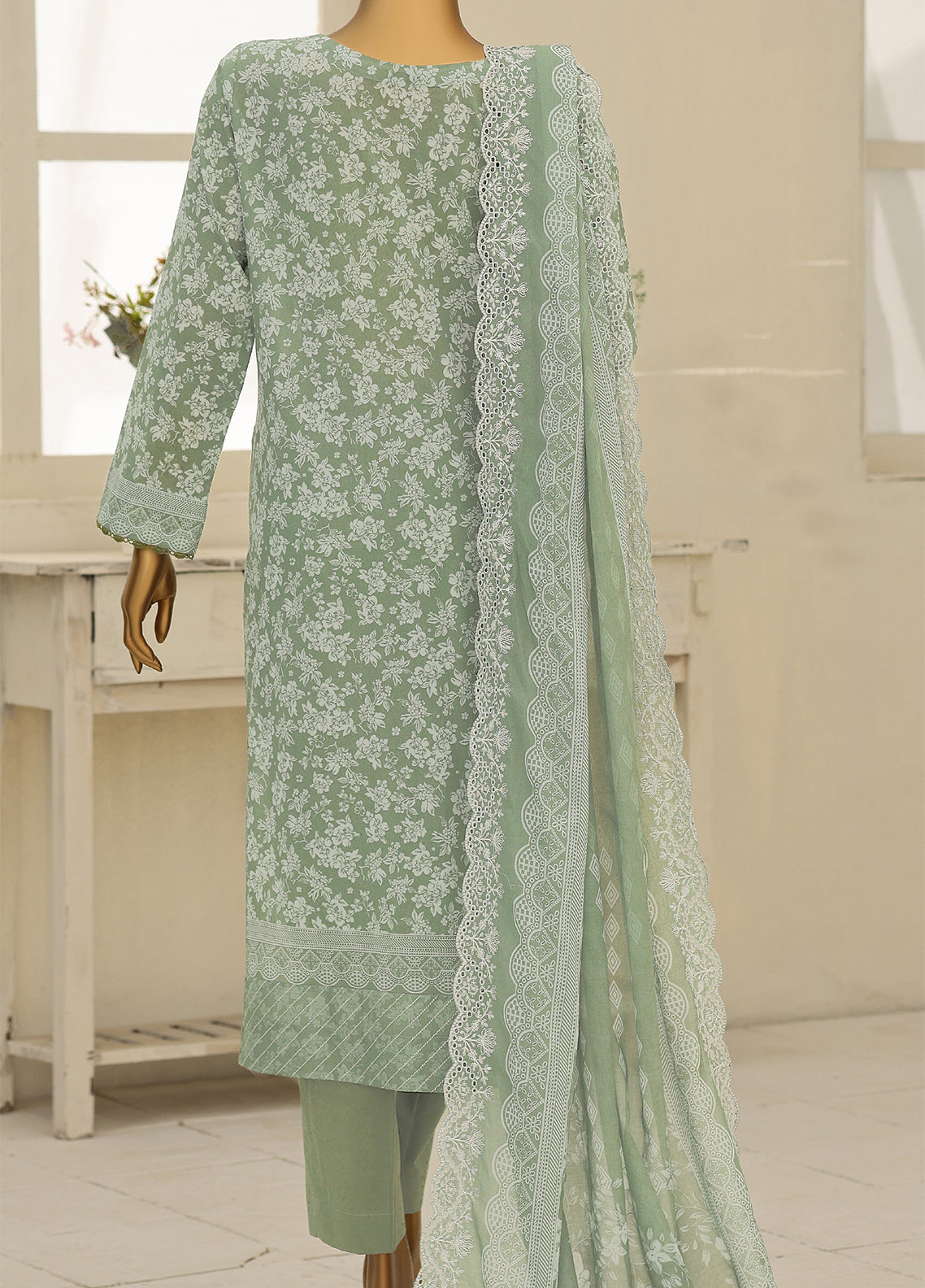 HZ Textile Premium Embroidered Lawn 3 Piece Unstitched Suit HZ26PEE D-PEC-1234 HZ Textile Premium Embroidered Lawn 3 Piece Unstitched Suit HZ26PEE D-PEC-1234