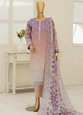 HZ Textile Premium Embroidered Lawn 3 Piece Unstitched Suit HZ26PEE D-PEC-1238