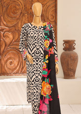 HZ Textile Printed Lined 3 Piece Unstitched Suit HZ26LWV2 D-LW-5069